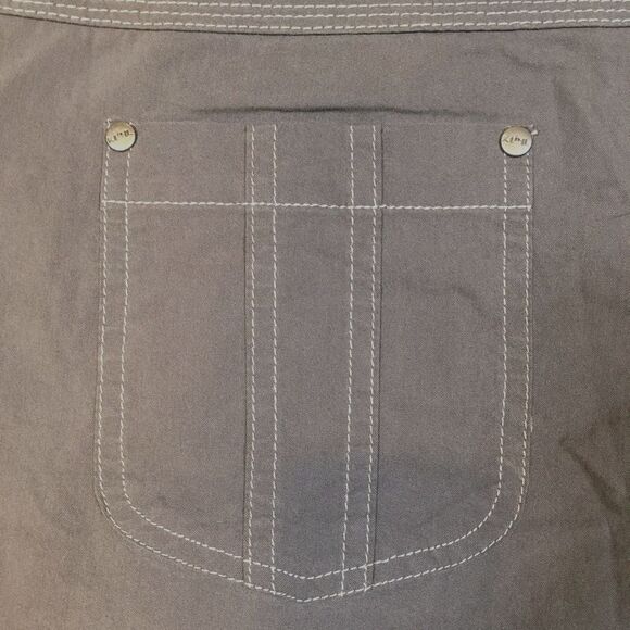 Kuhl Kliffside Air Roll-up Shorts Womens 12 7" Inseam Gray Hike Outdoor Utility - Picture 11 of 14